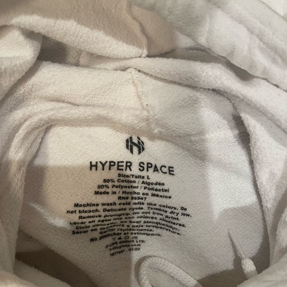 NASA White Graphic Hoodie - Picture 3 of 3